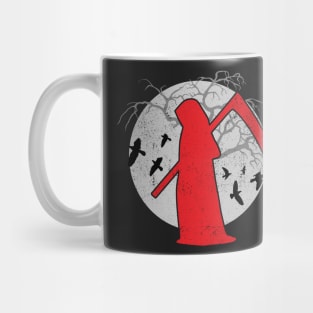 Grim Reaper and Full Moon Mug